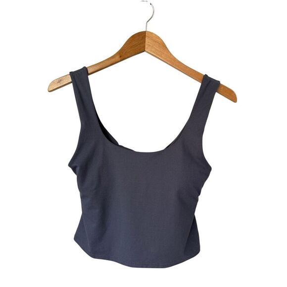 Fabletics Oasis Twist Back Built In Bra Tank In Pewter/Gray Size M - Picture 5 of 12